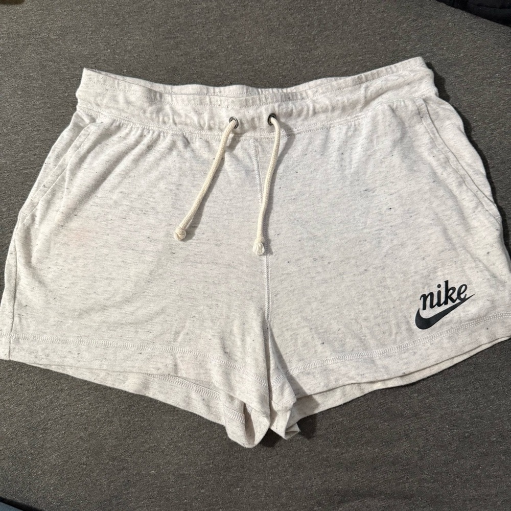 Nike Women's Light Gray Athletic Shorts